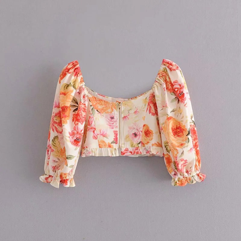 Womens Sleeveless Square Neck Crop Tops