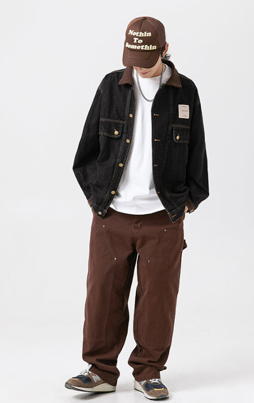 Flap Pocket Button Up Denim Jackets For Women