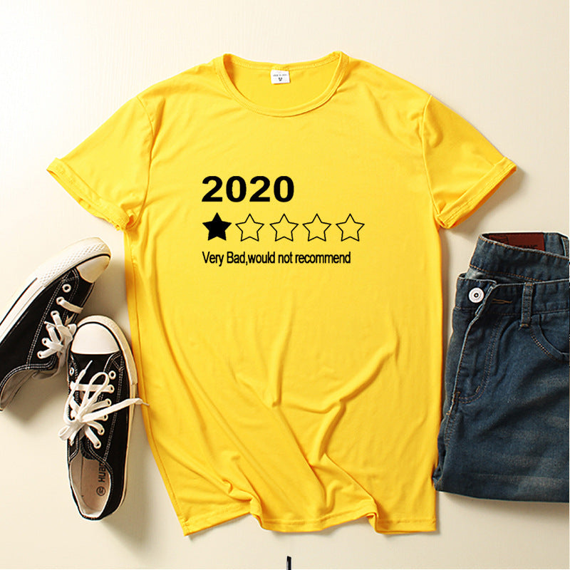 Womens Graphic Letter Print Tops