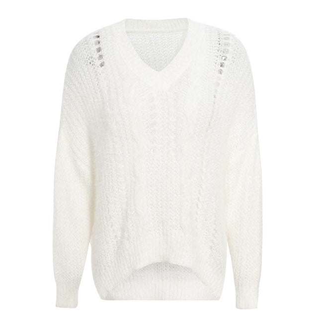 Casual Simple Comfortable Women Sweater