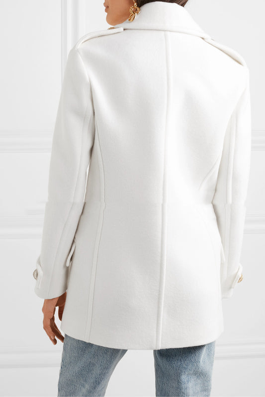 Double Breasted Office Elegance Coat