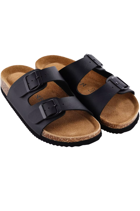 Vintage Leather Cork Flip-Flops - Summer Comfort Sandals 👡🌴