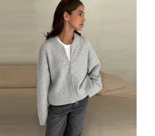 Trendy Casual O-Neck 2025 Vintage Knit Cardigan