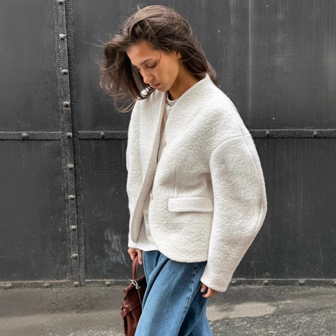 Citycharm Woolen Elegance Coat