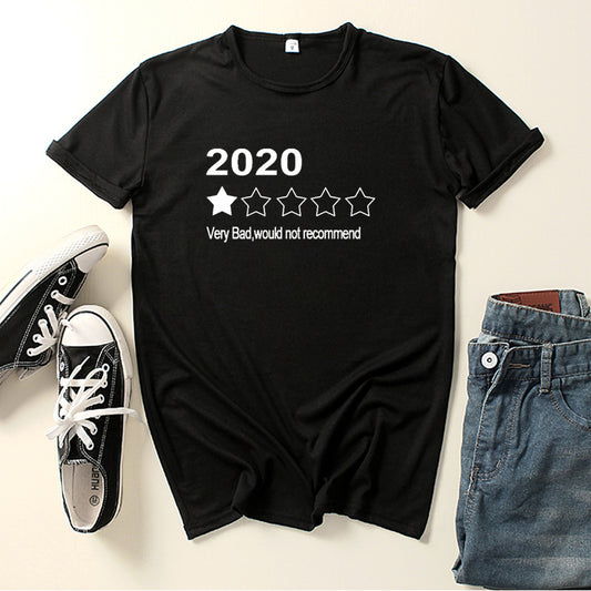 Womens Graphic Letter Print Tops