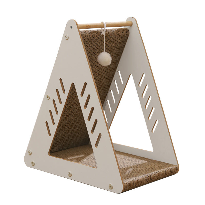 L Shaped Cat Scratcher Climbing Board Toy Pet Furniture Supplies