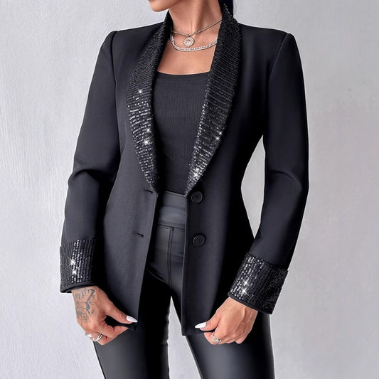 Womens High Quality Sequin Jacket