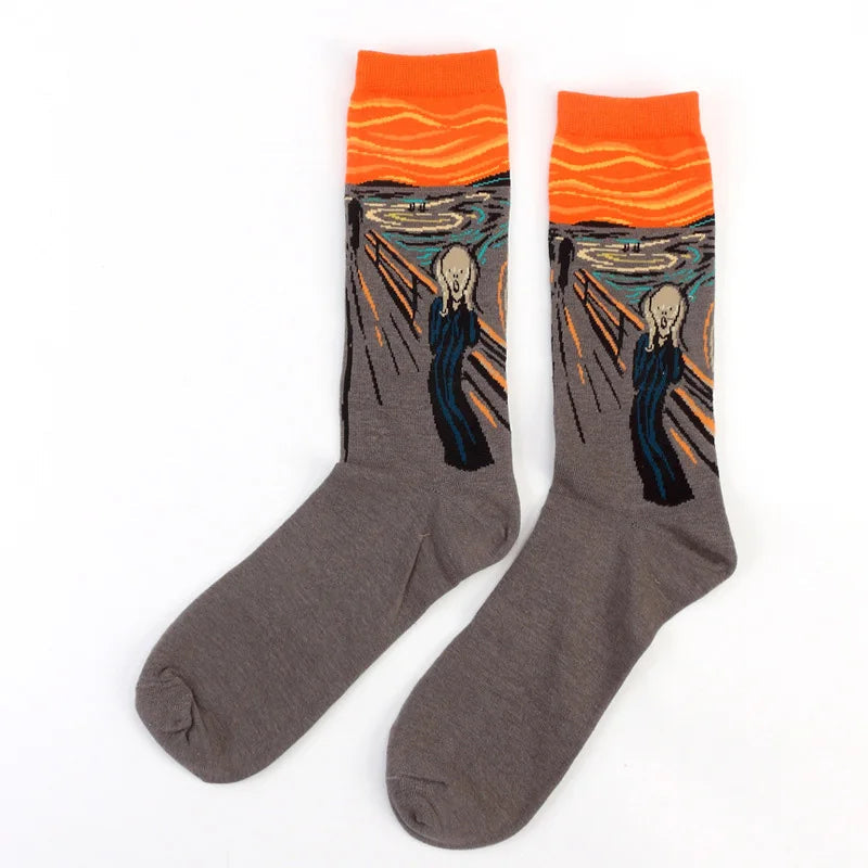 🎁 Art Print Cotton Socks (100% off)