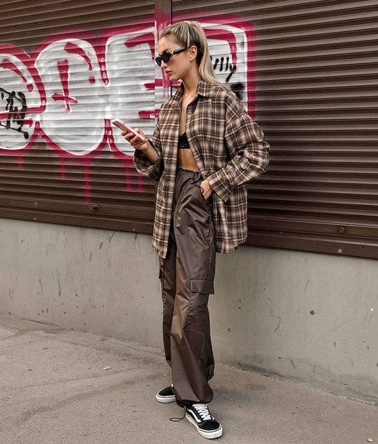 Retro Loose Buttoned Shirt