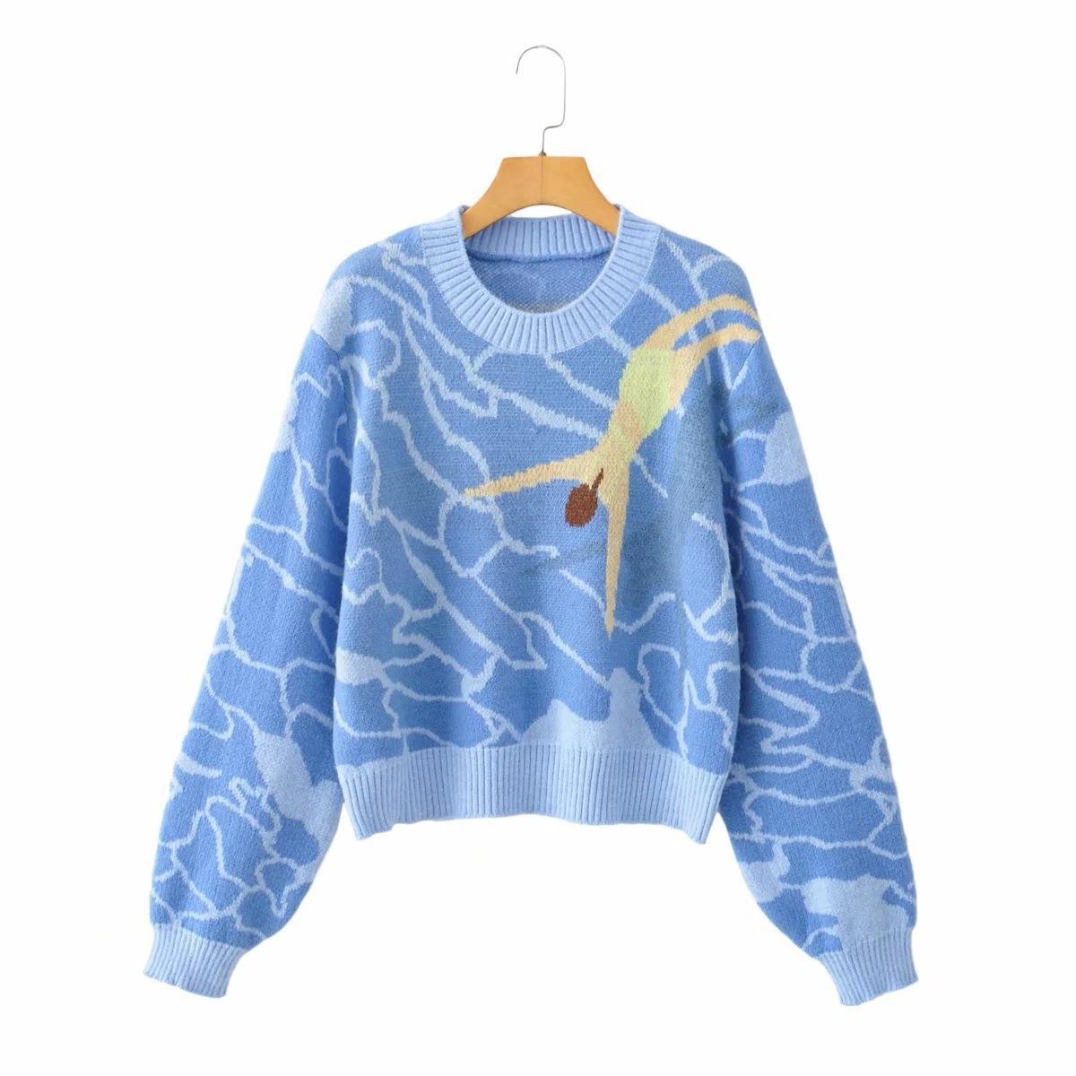 Womens Oversized Long Sleeve Casual Sweaters