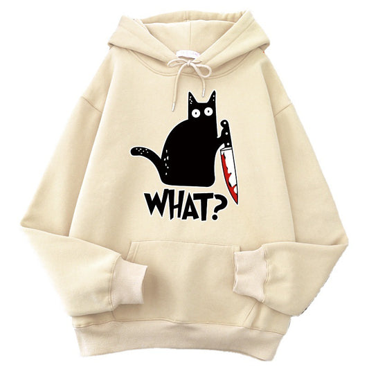Women Angry Kittens Cat Hoodies