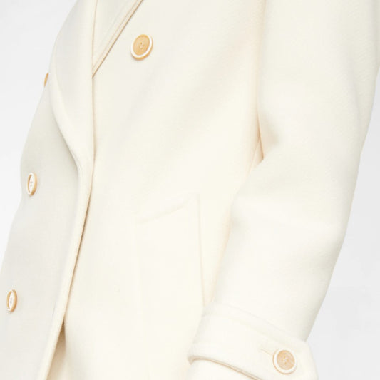 Womens Edge Line Elegant Double Breasted Outwear Coats