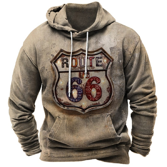 American Dream Route 66 Best Drive Printed Sweatshirts
