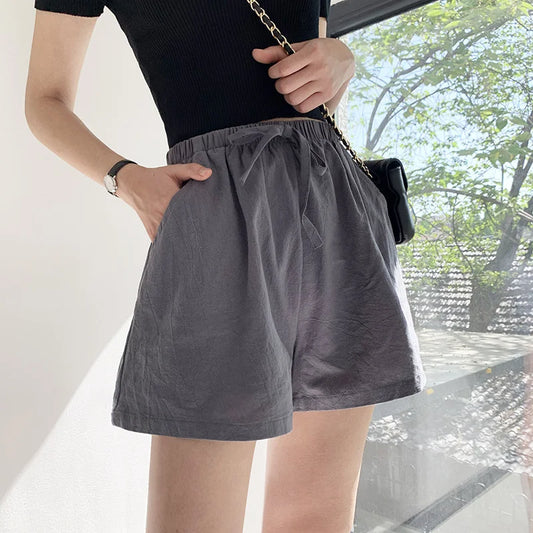 Everyday Sporty Linen Shorts