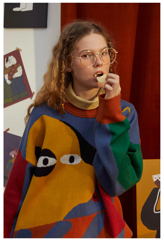 Cartoon Canine Cozy Knits