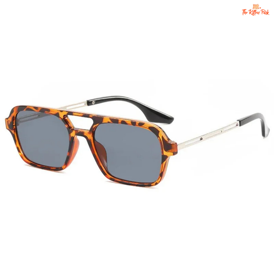Women's retro small square sunglasses with anti-reflective mirror lenses, UV400 protection, and a vintage designer look for stylish outdoor wear.