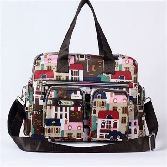 Cartoon Printed Messenger Bag