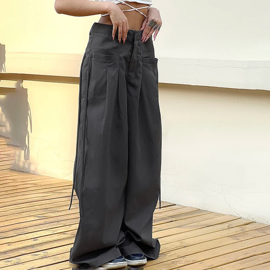 Shirring Bliss Wide Leg Pants