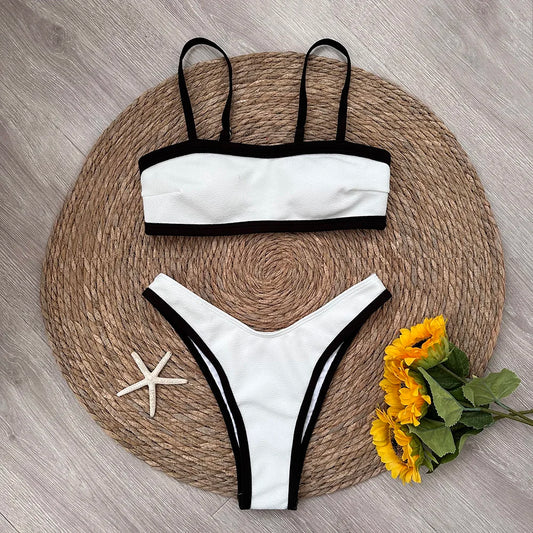 Midnight Allure Bikini Set – Elegant Black Two-Piece Swimwear