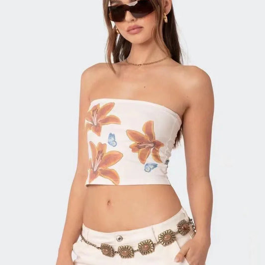 Floral Fantasy Corset Top