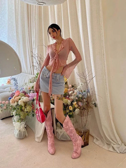 Flare Sleeve Enchantment Top