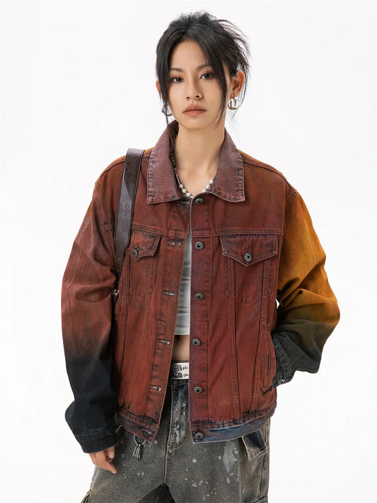 Sunset Glow Denim Jacket