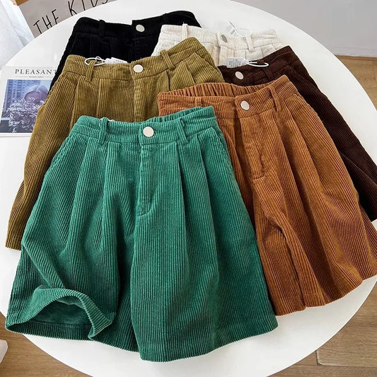 Vintage Corduroy A-Line Shorts