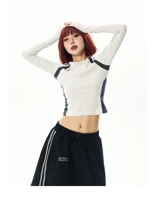 Sports Style Long Sleeve Tee