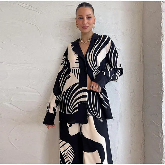 Digital Print Fashion-Forward Set