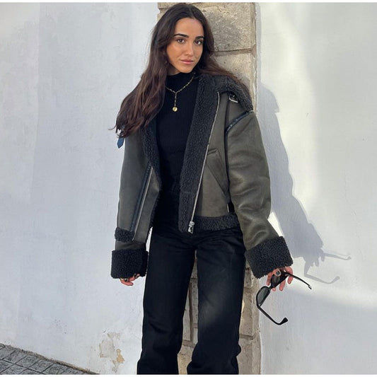 Modern Motorcycle Casual Coat