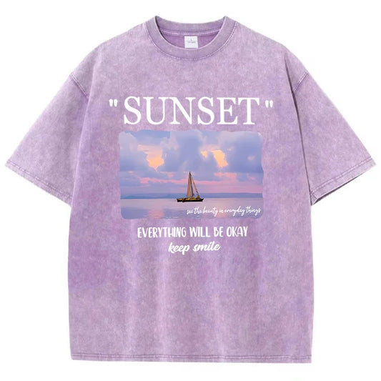 Sunset Positivity Tee