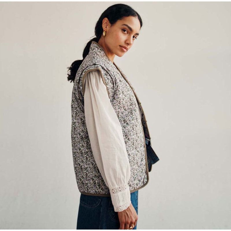 Floral Harmony Patchwork Jacket