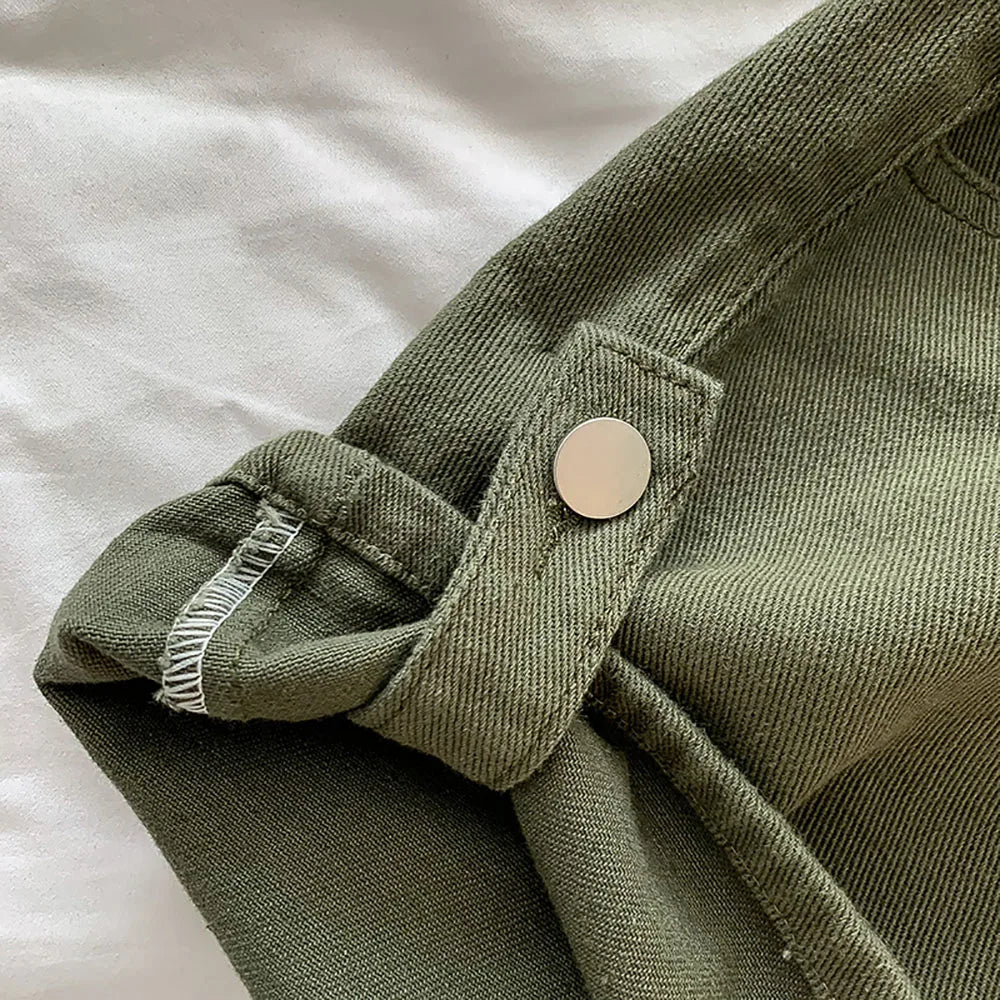 College Style Wide Leg Jeans