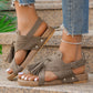 Luxe Leather Buckle Sandals