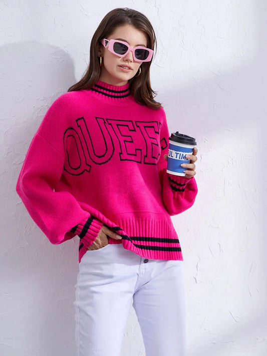 Vintage Queen Striped Sweater