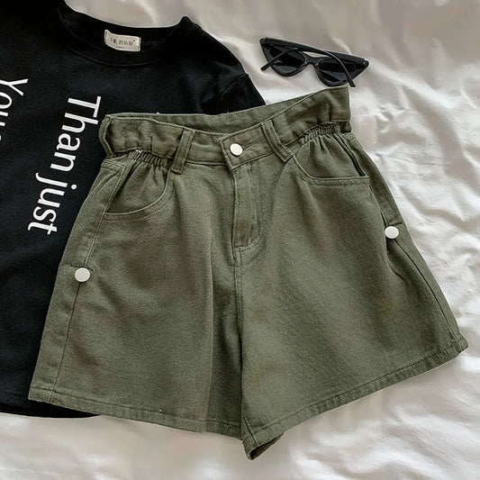 College Style Wide Leg Jeans