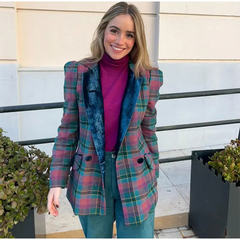 Retro Chic Plaid Spring Set