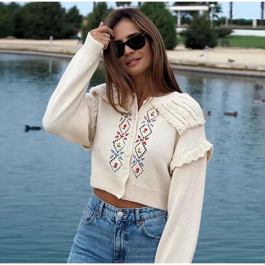 Sweet Serenity Embroidered Sweater