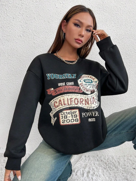 California Dreaming Letter Sweatshirt