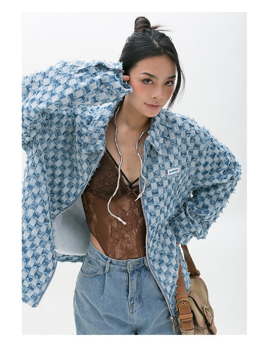 Plaid Perfection: Denim Dreams