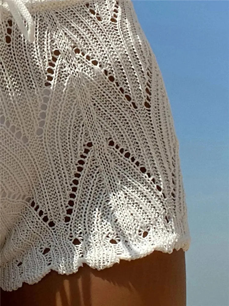 Summer Breeze Crochet Beach Shorts