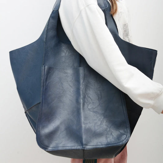 Vintage Chic Oversized Tote