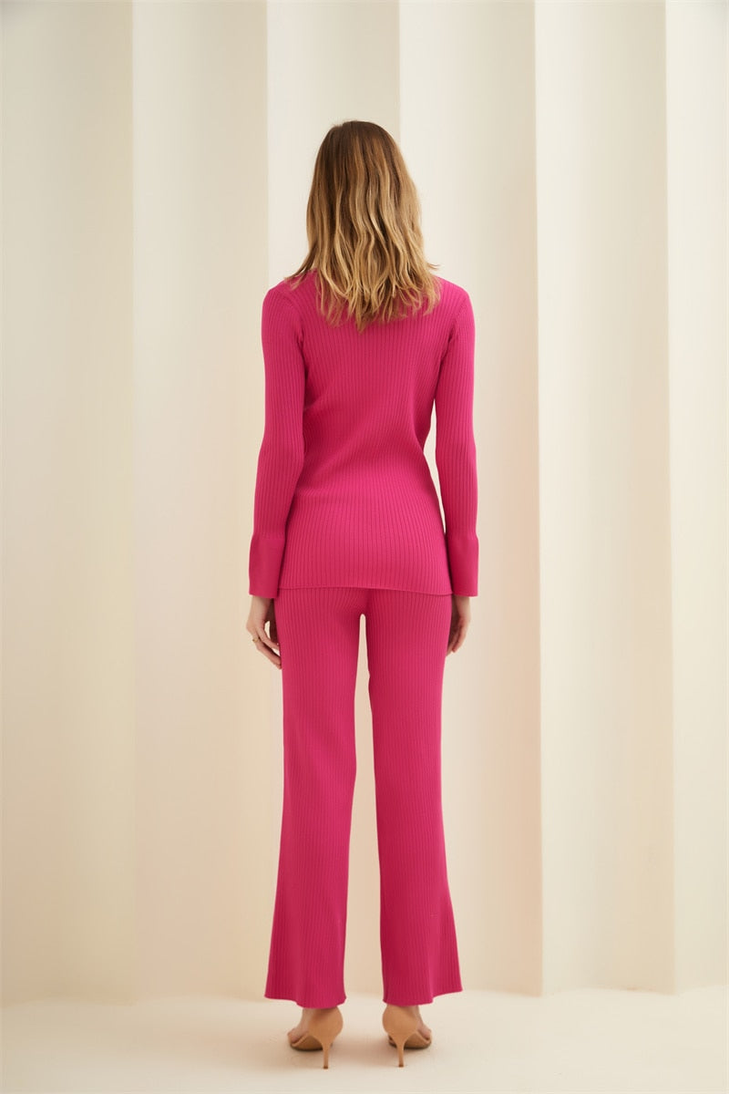 Wide-Leg Pants Suit Sensation