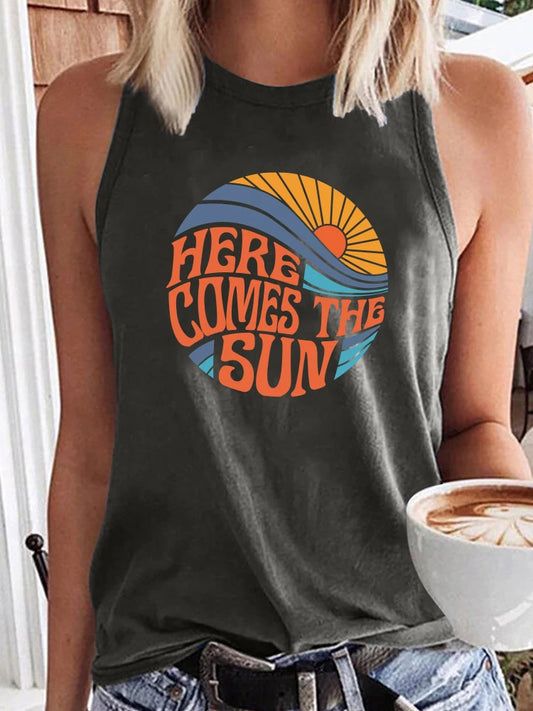 Vintage Sunny Vibes Sleeveless Tee