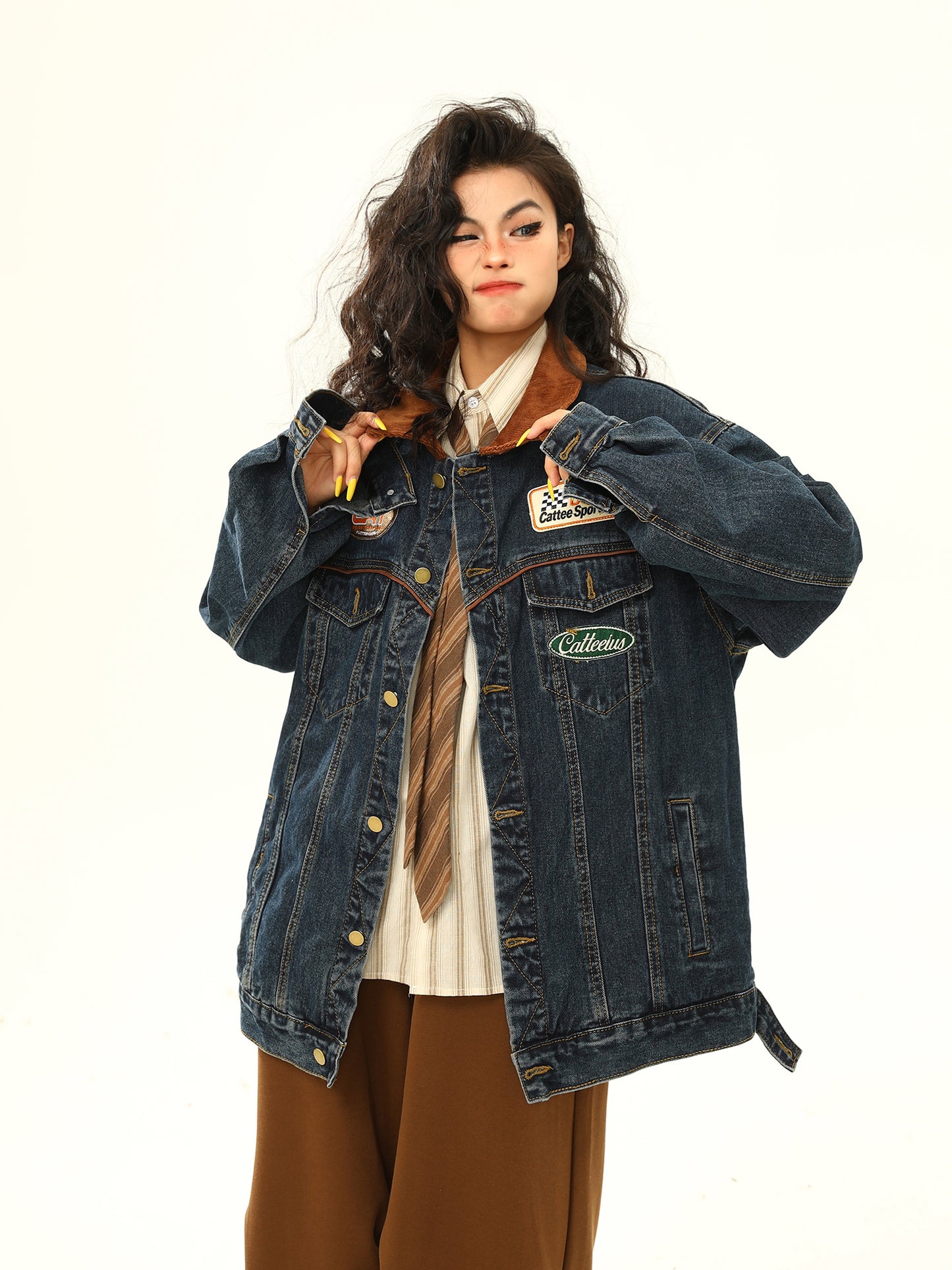 Womens Classic Vintage Denim Jacket