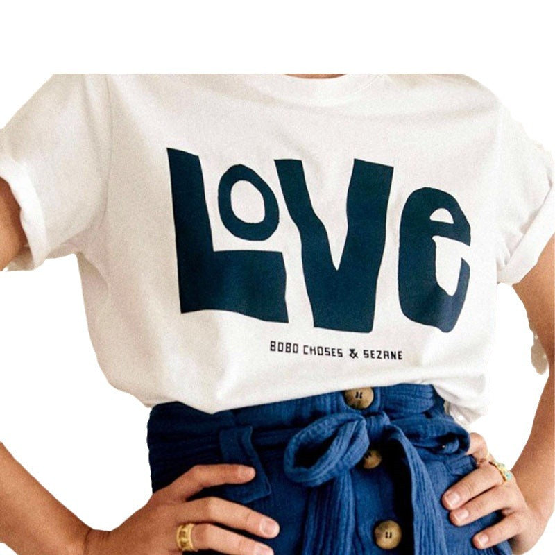 Love Never Fails Summer Inspirational T Shirt