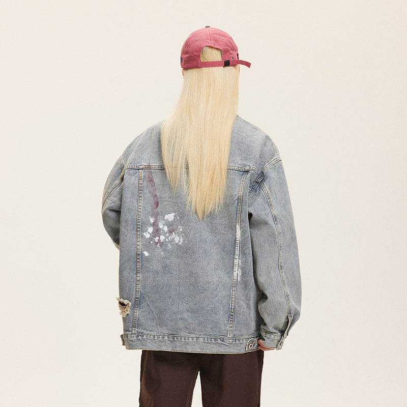 Womens Fashion Washed Denim Jackets