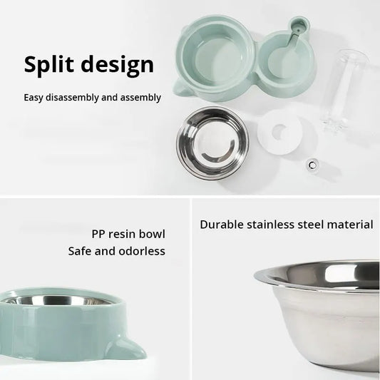 Cats Bubble Shape Automatic Water Dispenser Bowl Feeder