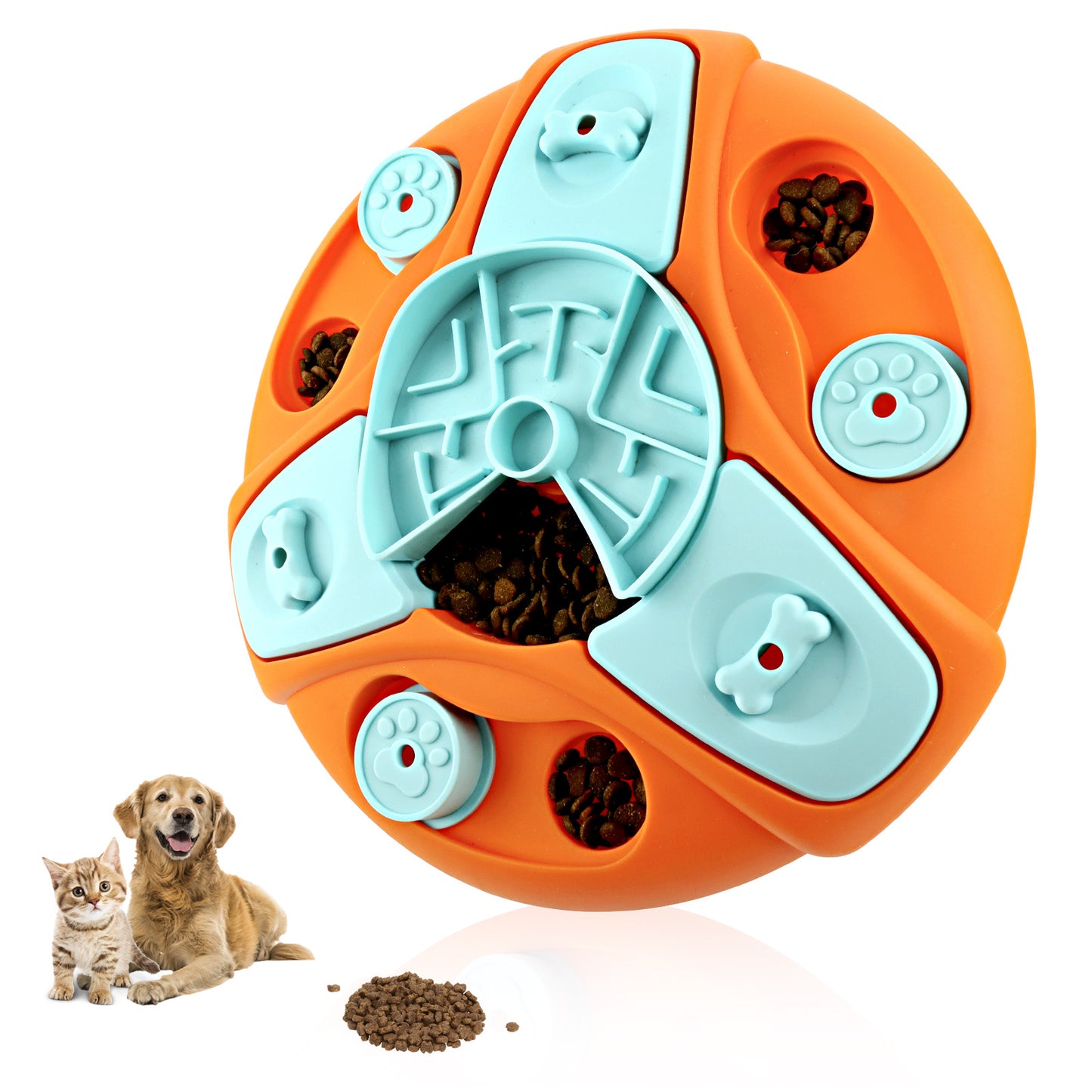 Slowly Eating Training Gaming Feeder Bowl For Pet