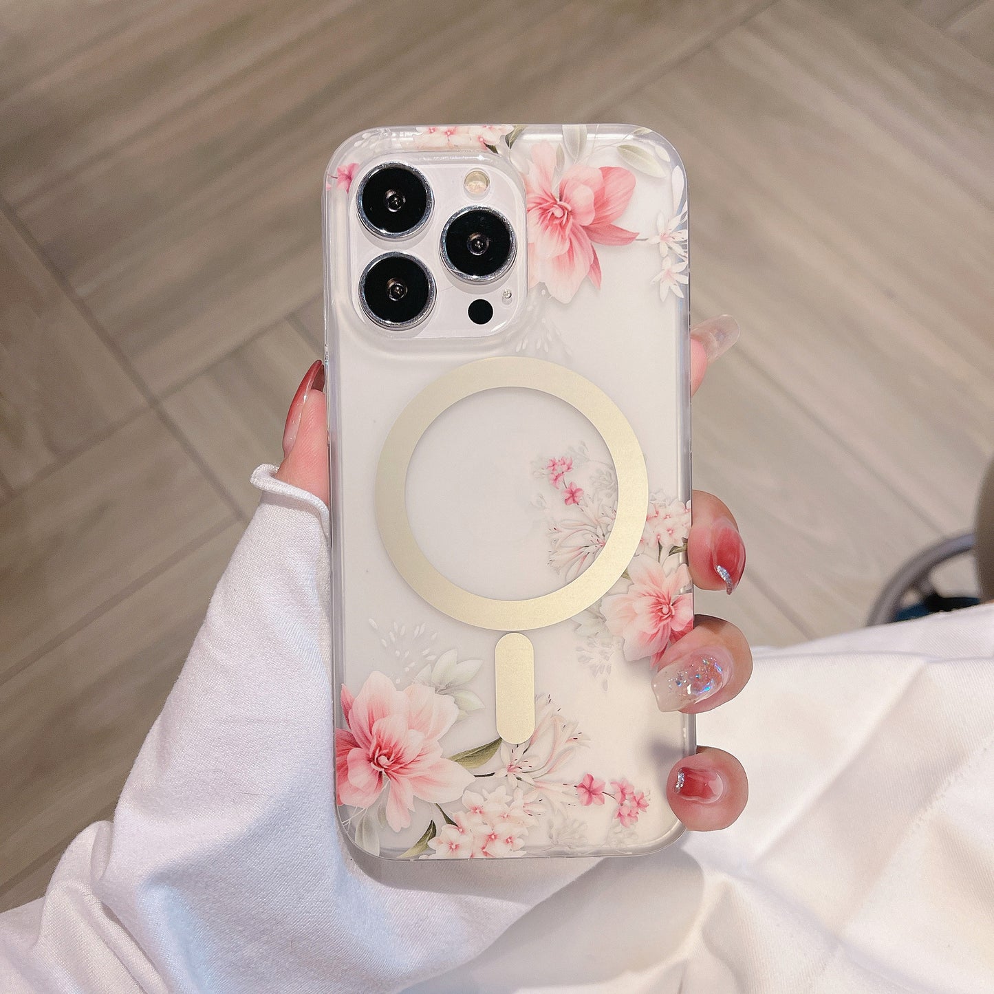 Loveblossom Clear Phone Case
